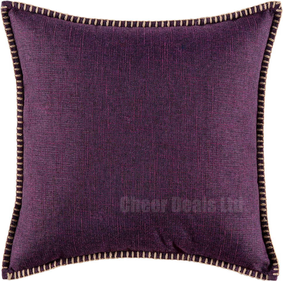 Cushion Cover 18inch 45cm Luxury Pillow Case Linen Trim Sofa Home Nylore Brand