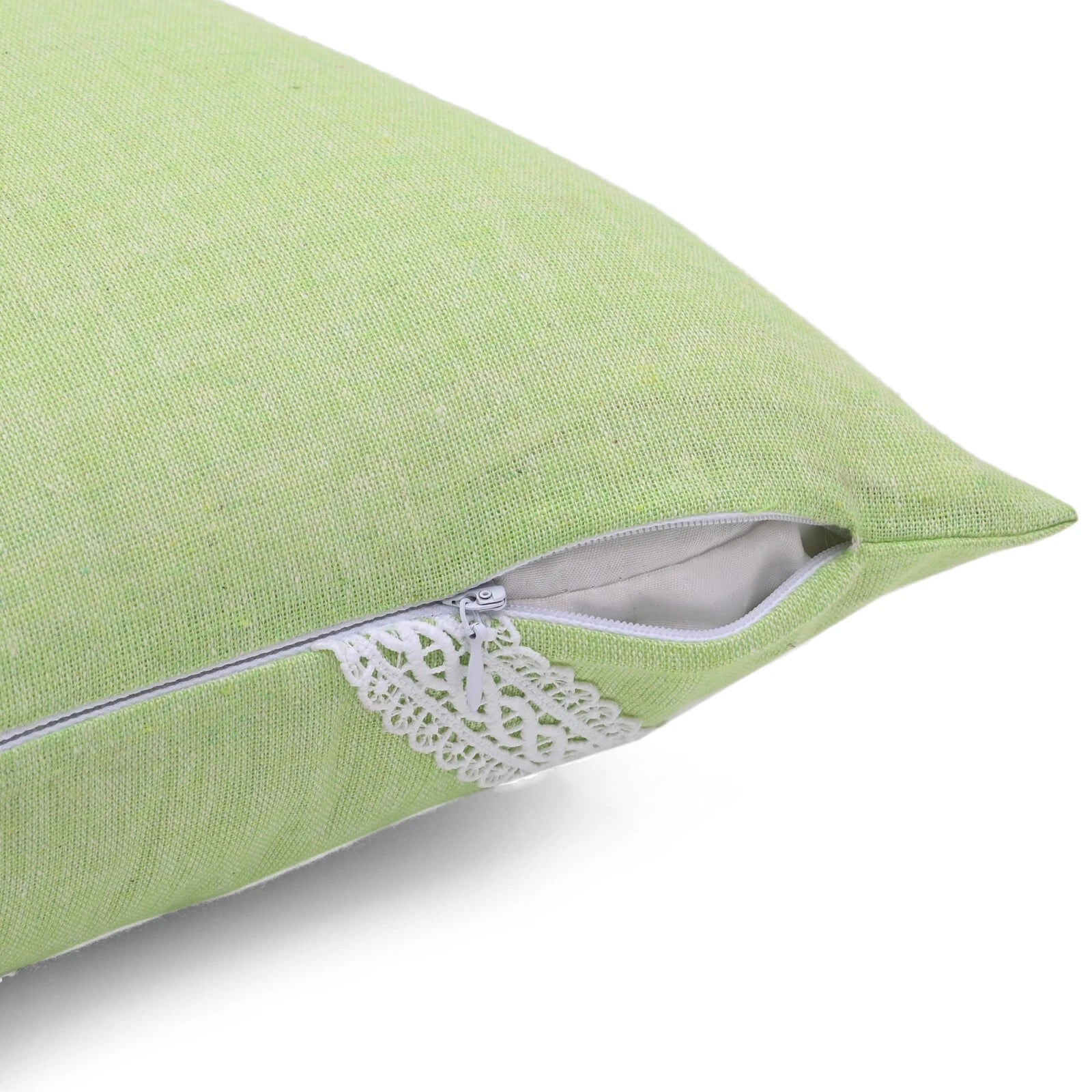 Decorative Cushion Cover Cotton Throw Pillow Case Home Sofa Decor Diagonal Lace