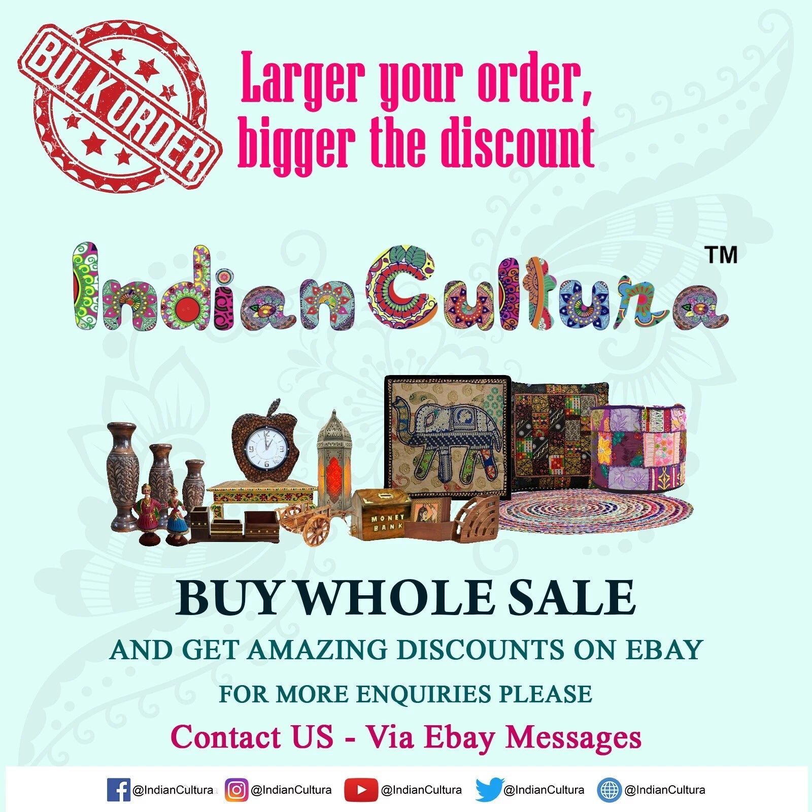 Ethnic Cushion Cover Indian Handmade Patchwork Hippie Sofa Car Pillow Case