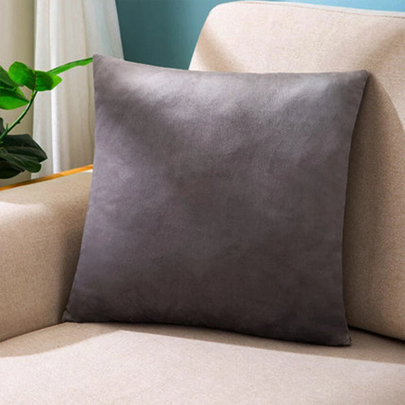 Dutch Velvet Pillow Case Solid Color Bed Pillowcase Bed Head Sofa Cushion Cover