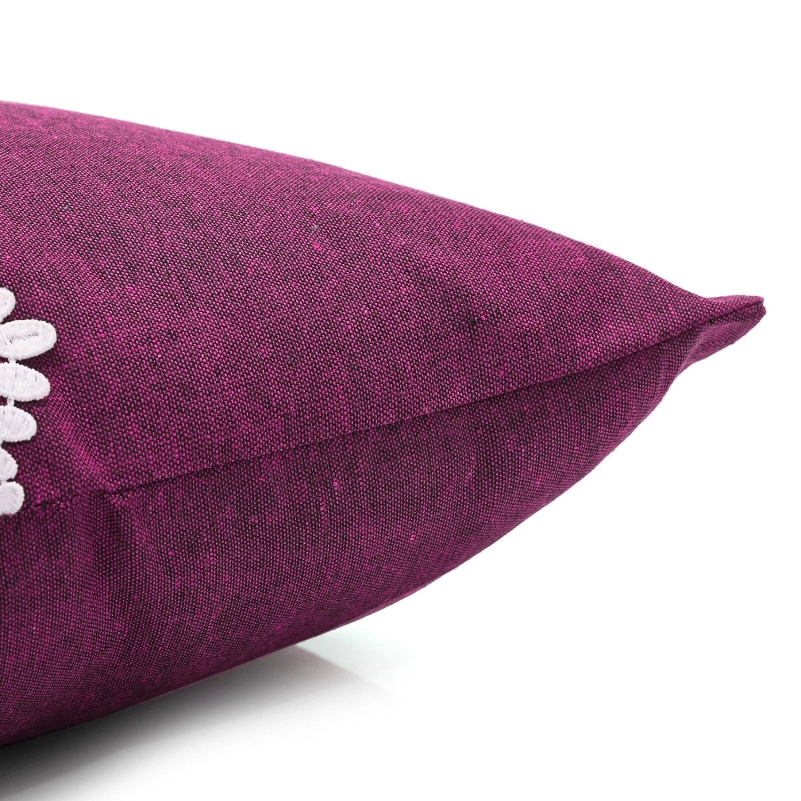 Home Decor Cushion Cover Sofa Decorative Throw Pillowcase Covers Solid with Lace