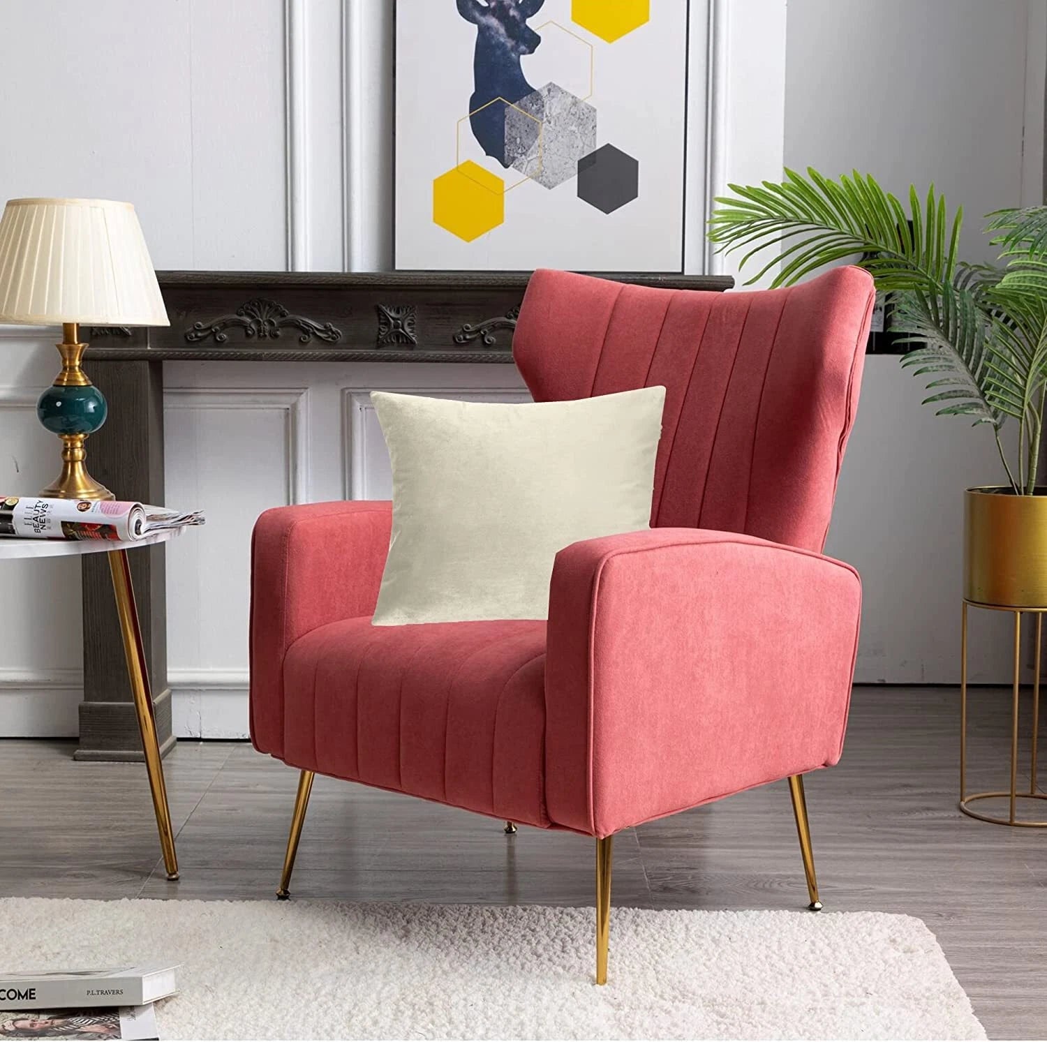 Crushed Cushion Covers or Velvet Cushions 18 x 18 Set of 2 Pair Bed Sofa Pillow