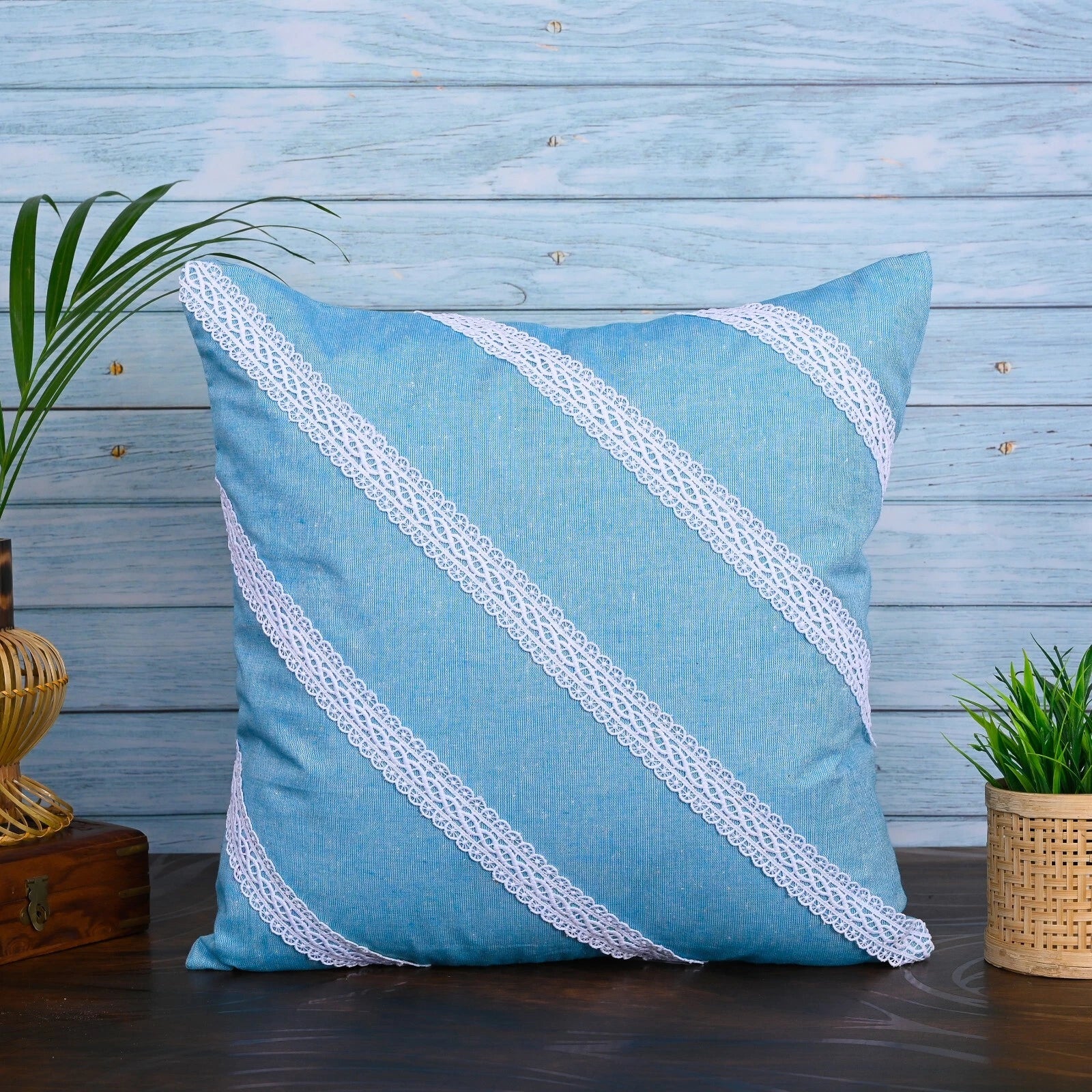 Cushion Cover Cotton Throw Pillowcase Pillow Covers Zipper Home Sofa Bed Decor