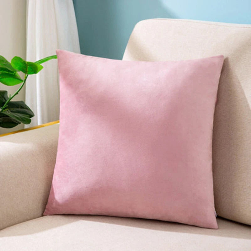 Dutch Velvet Pillow Case Solid Color Bed Pillowcase Bed Head Sofa Cushion Cover