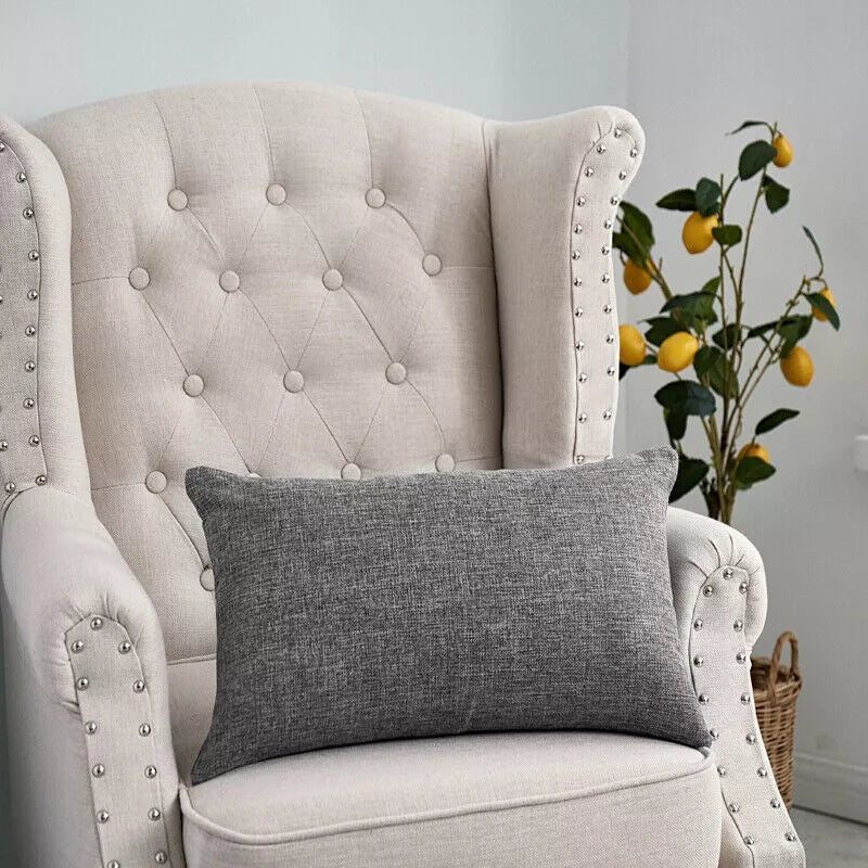 Sofa Pillowcase Square Cushion Sofa Office Throw Waist Pillow Covers Home Decor