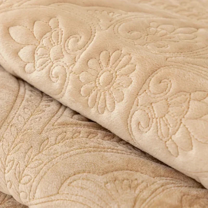 Short Plush Sofa Cushion Living Room Non-slip Sofa Towel Mat Couch Cover Corner