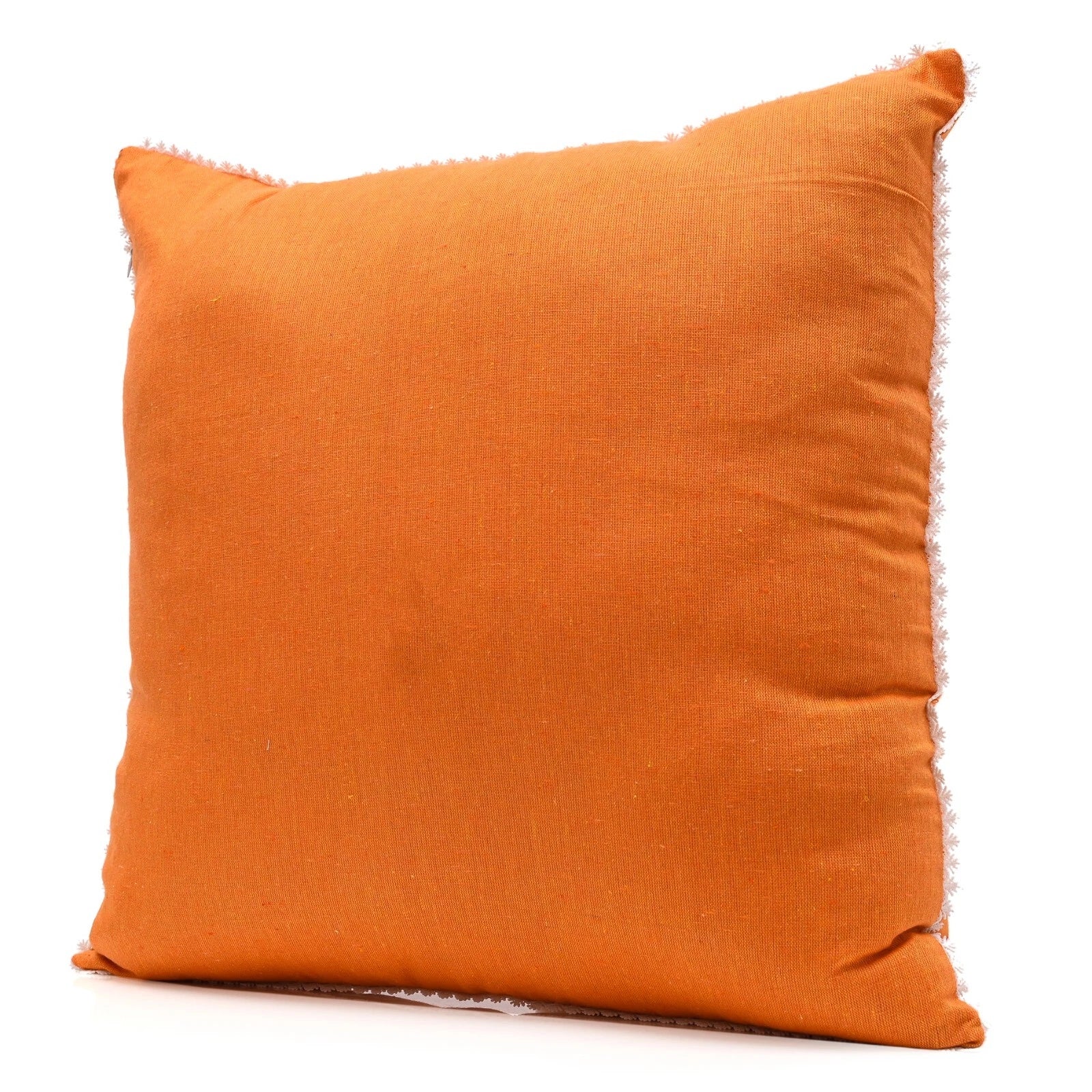 Cushion Covers Case Cotton Throw Pillow Cover Sofa Home Decor Solid with Lace-S5