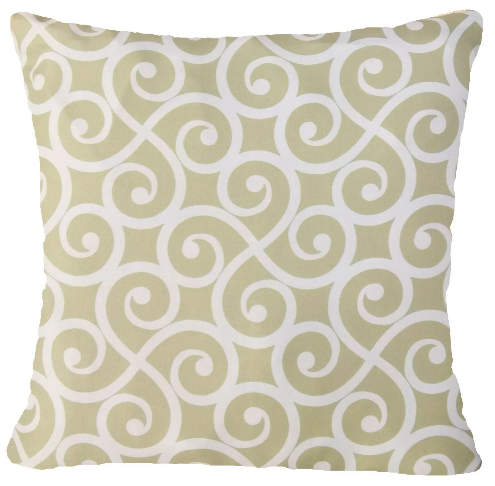 Beige Cushion COVER Khaki White Gray Bed Sofa Soft Plaid Pillow Case 18x18" USA