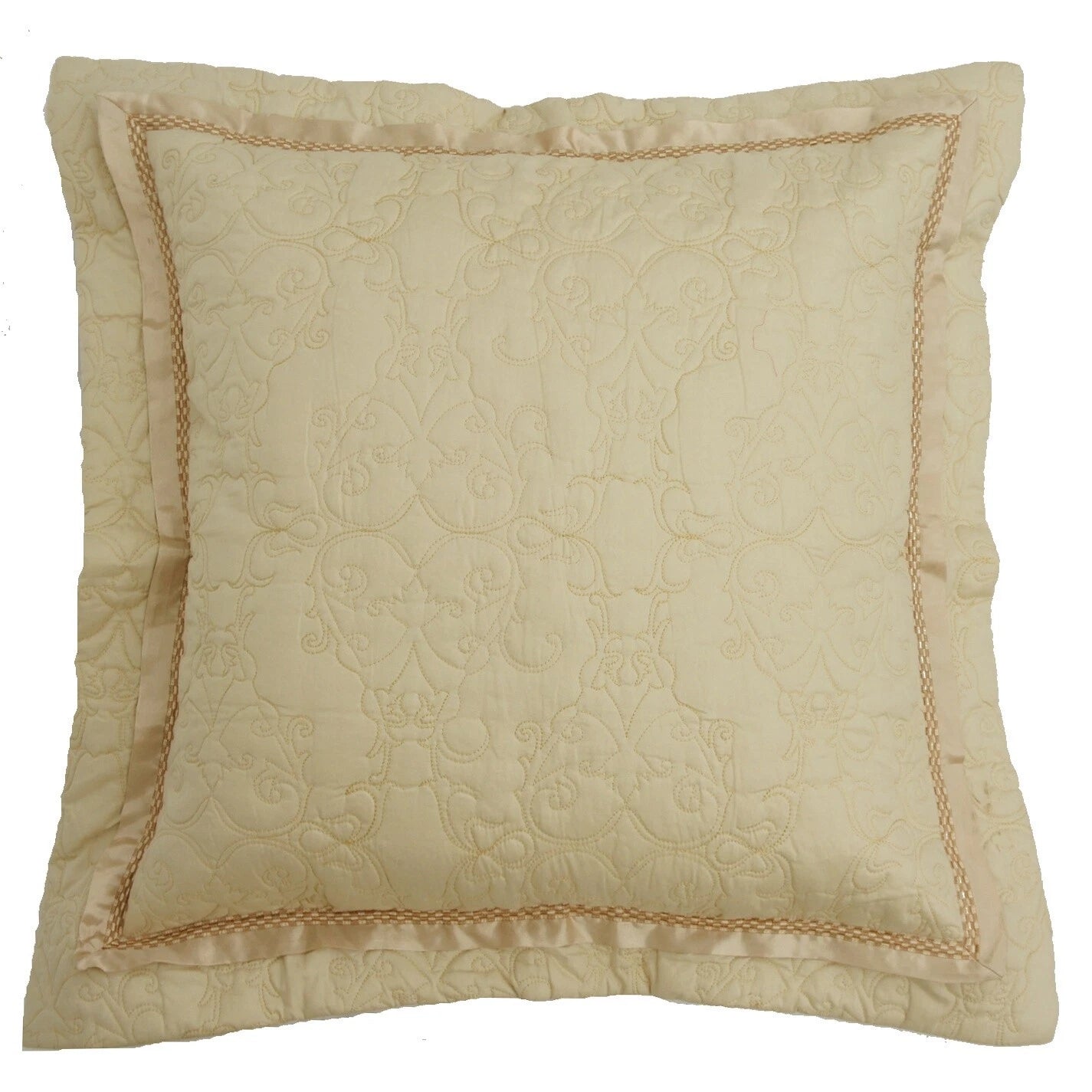 24x24" Premium Cotton PILLOW CASE Bed Sofa Red Yellow Brown Luxury CUSHION COVER