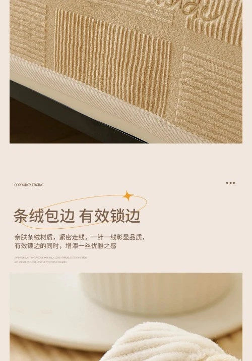 Luxury Soft SofaCover for Living Room Non-SlipSofa Cushion Mat SPlush Sofa Towel