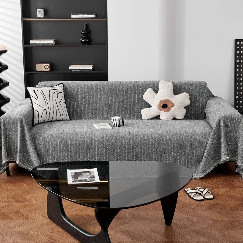 Minimalist four-season universal non-slip all-inclusive sofa blanket