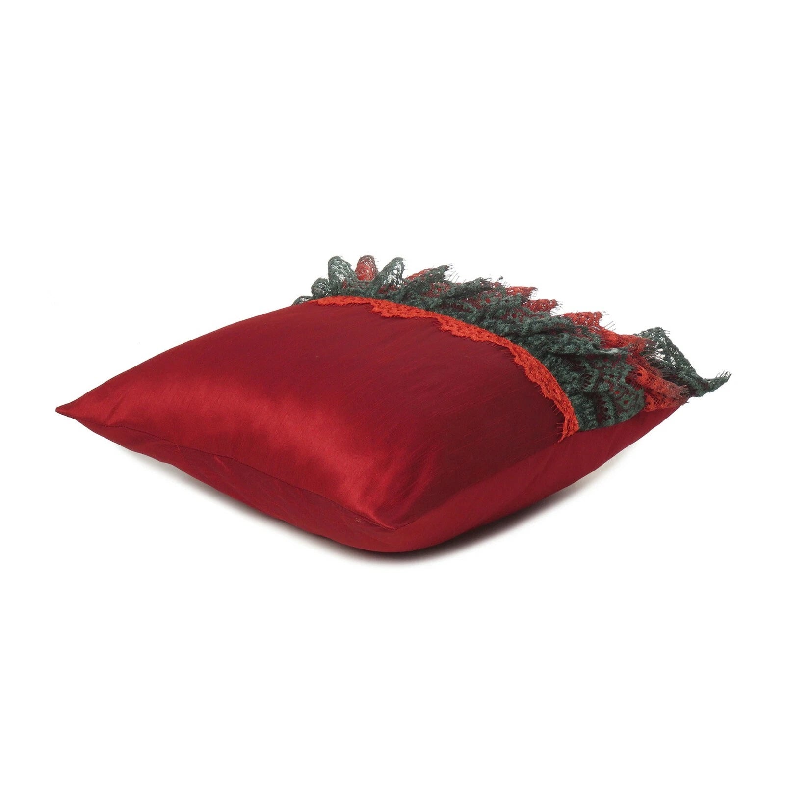 Cushion Cover Throw Pillow Cases Ruffle Lace Soft Red Sofa Chair Bed Couch Cover