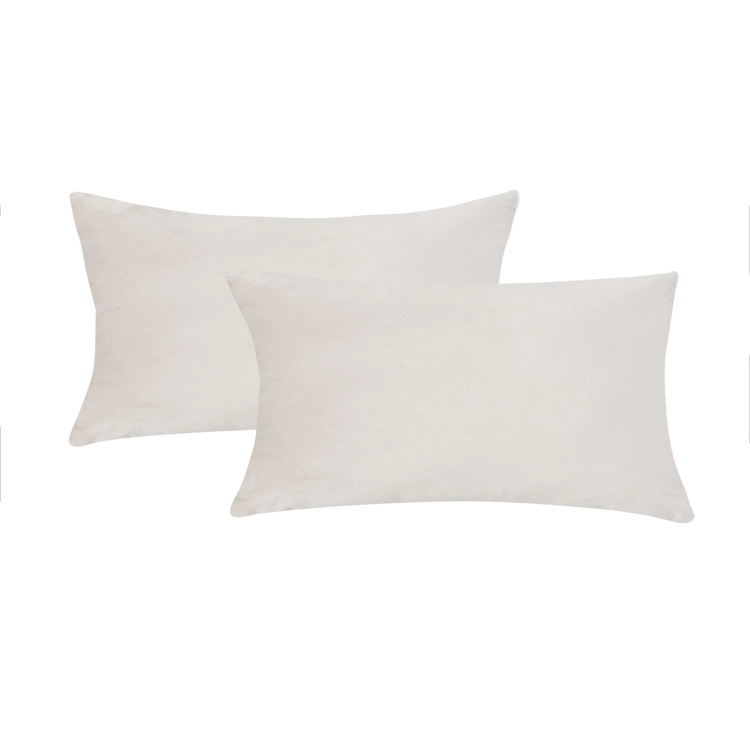 Plain Velvet Cushions Covers 30x51 cm Luxury Soft Velvet Sofa Bed Pillow Cases