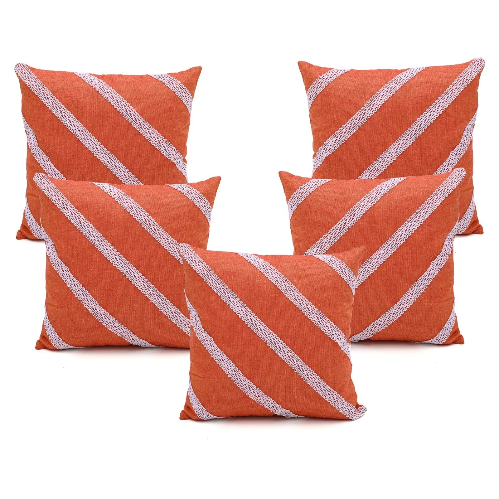 Cushion Cover Cotton Throw Pillowcase Pillow Covers Zipper Home Sofa Bed Decor