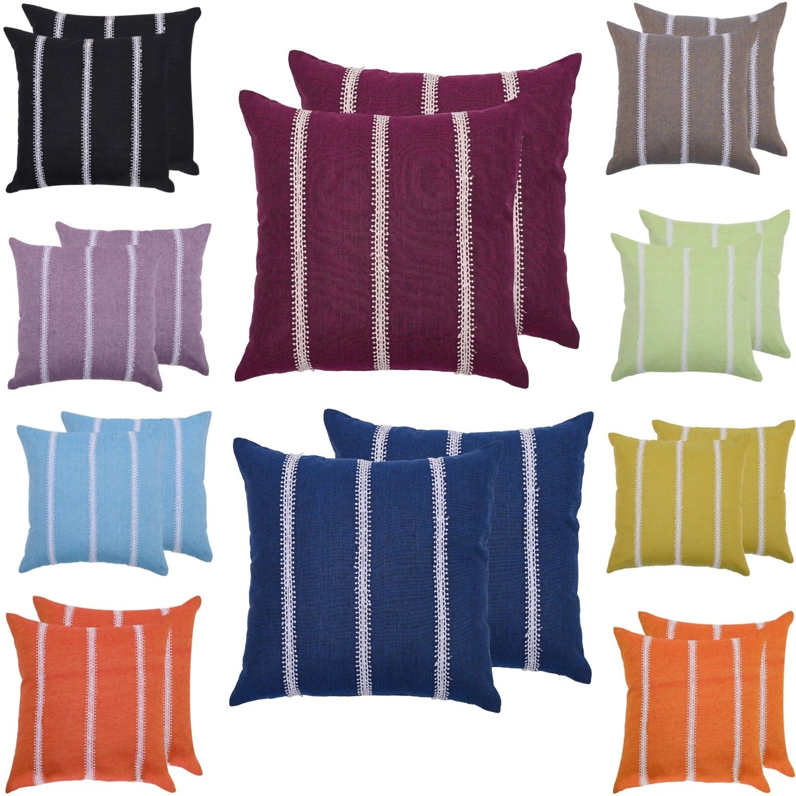 Throw Pillowcase Cushion Cover Home Sofa Bed Decorative Cotton Pillow Covers