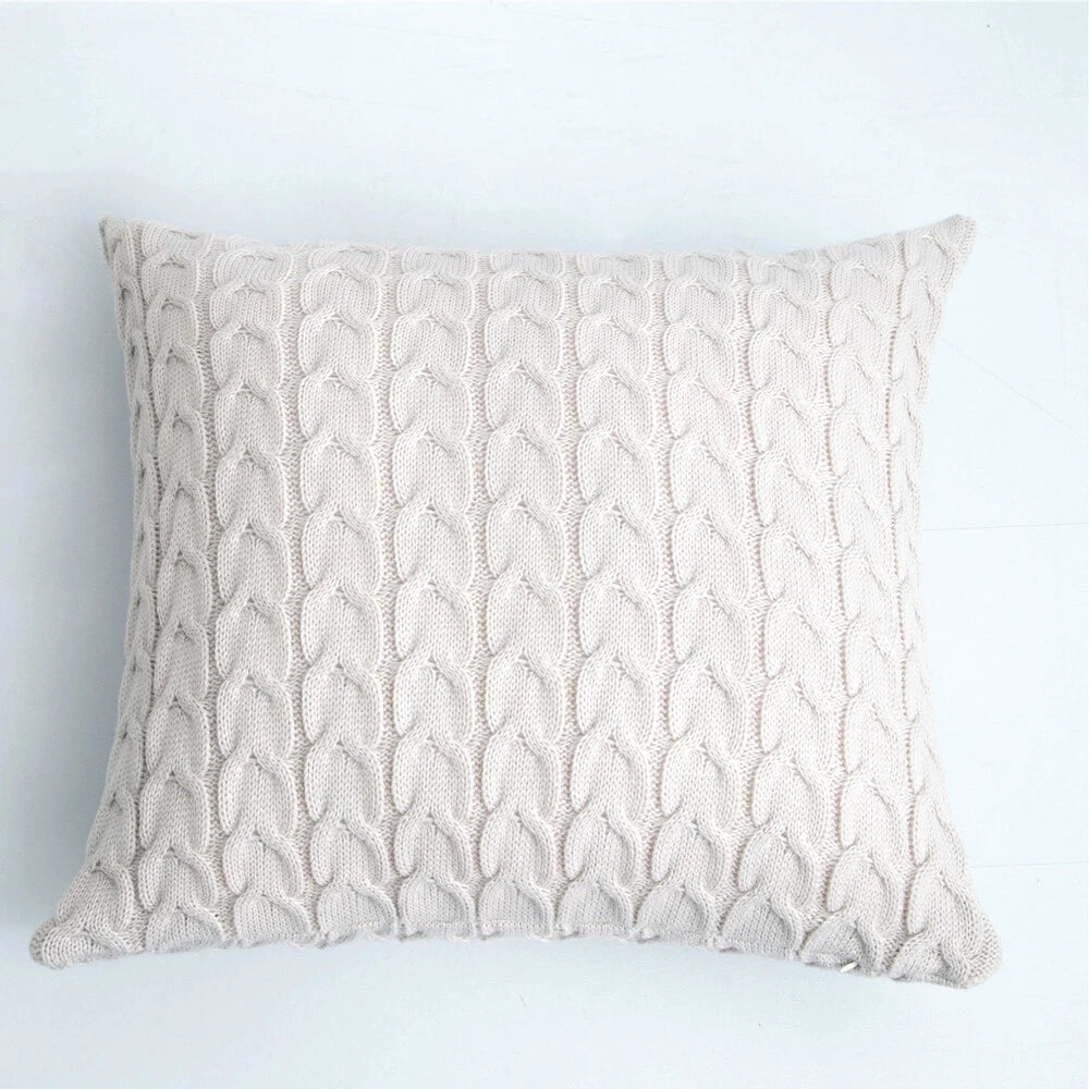 Knitted Pillow Cover Pillowcase Coreless Pillow Cushion Throw Sofa Car Bed Decor
