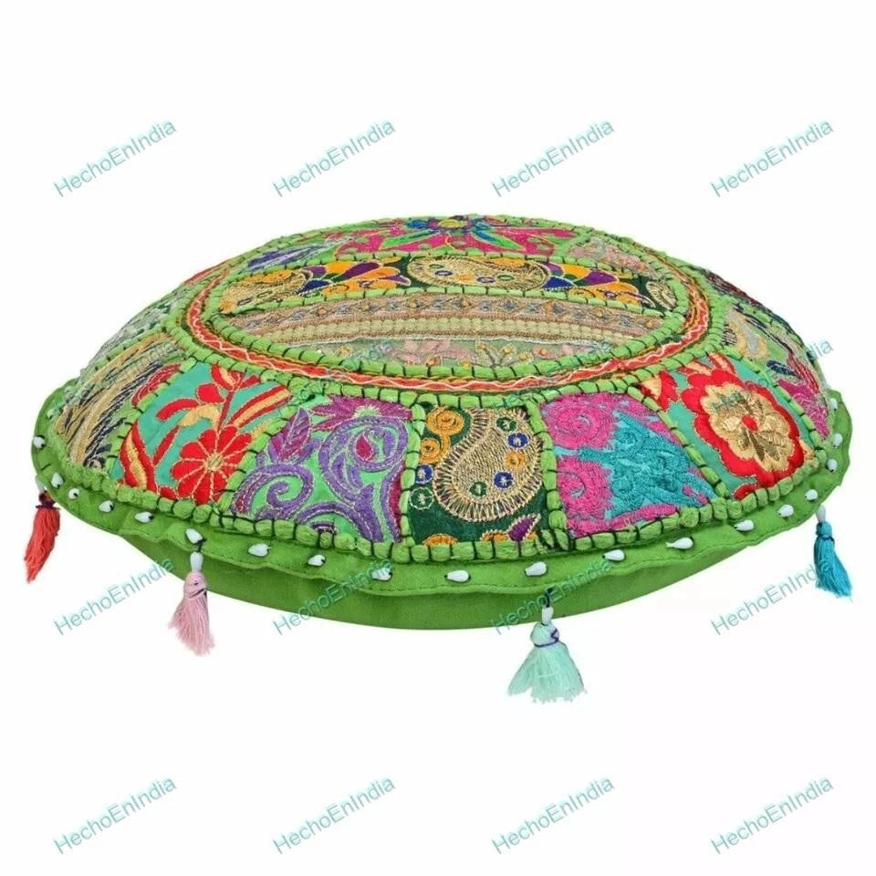 Patchwork Handwoven Pillow Cases Floor Home Sofa Art Car Boho Cushion Cover