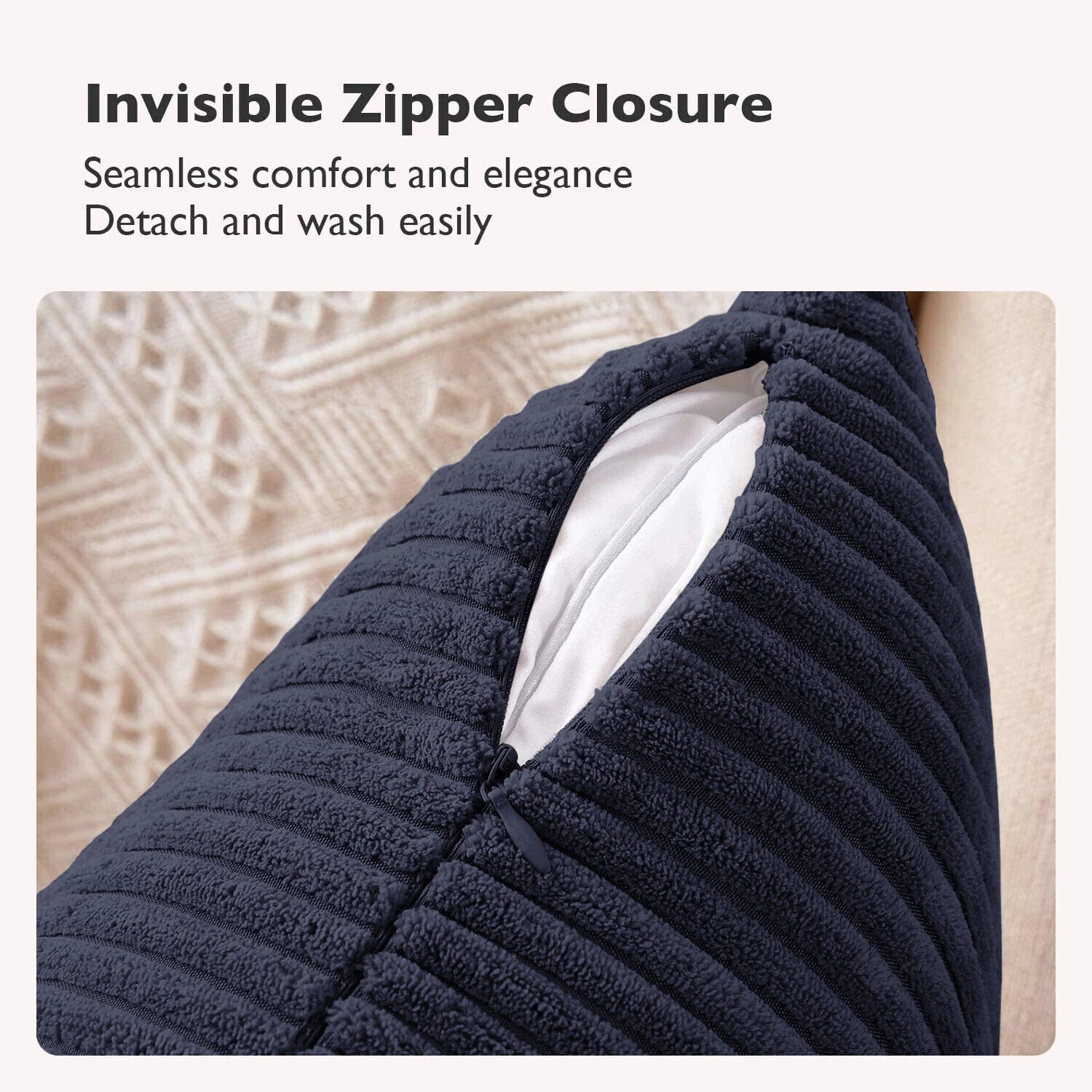 Pack of 1,2,4,6 Velvet Filled Cushion Covers 18x18 Sofa Decor Throw Pillow Cases