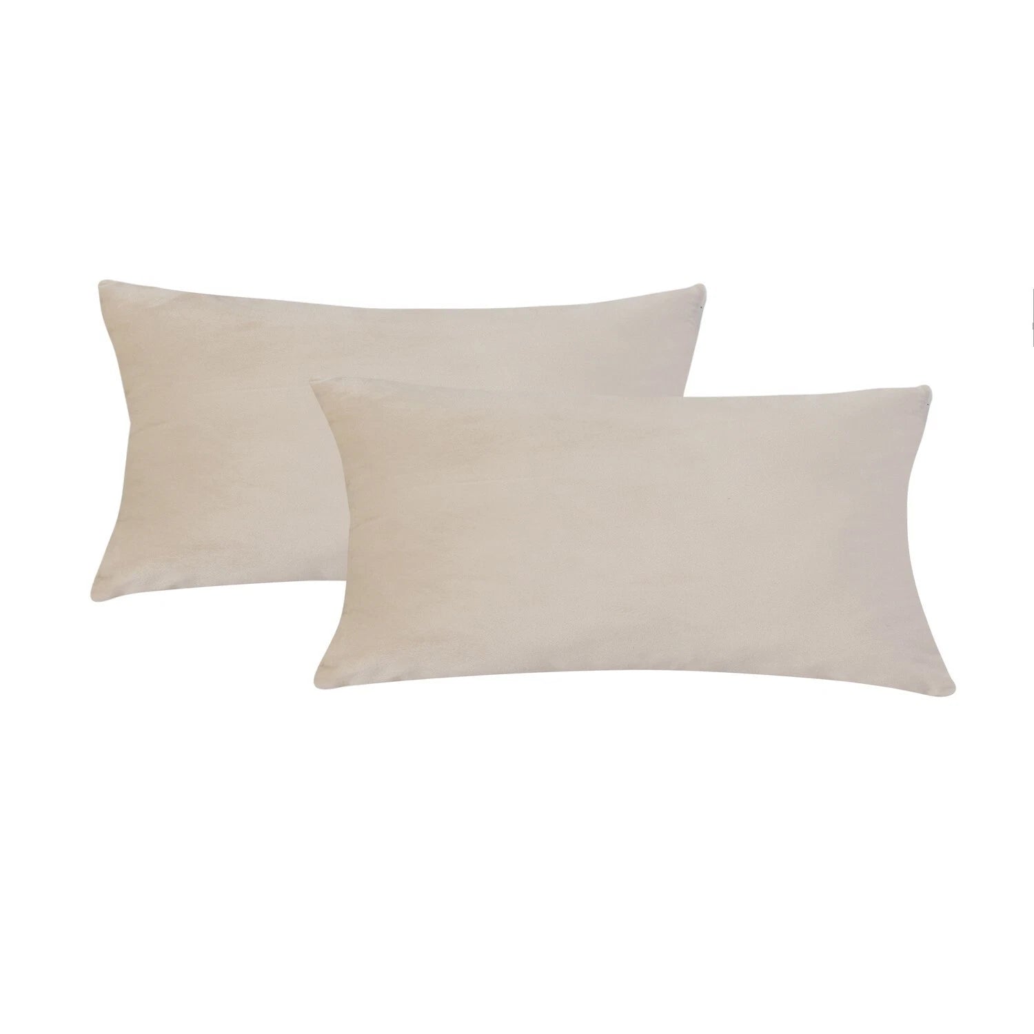 Plain Velvet Cushions Covers 30x51 cm Luxury Soft Velvet Sofa Bed Pillow Cases