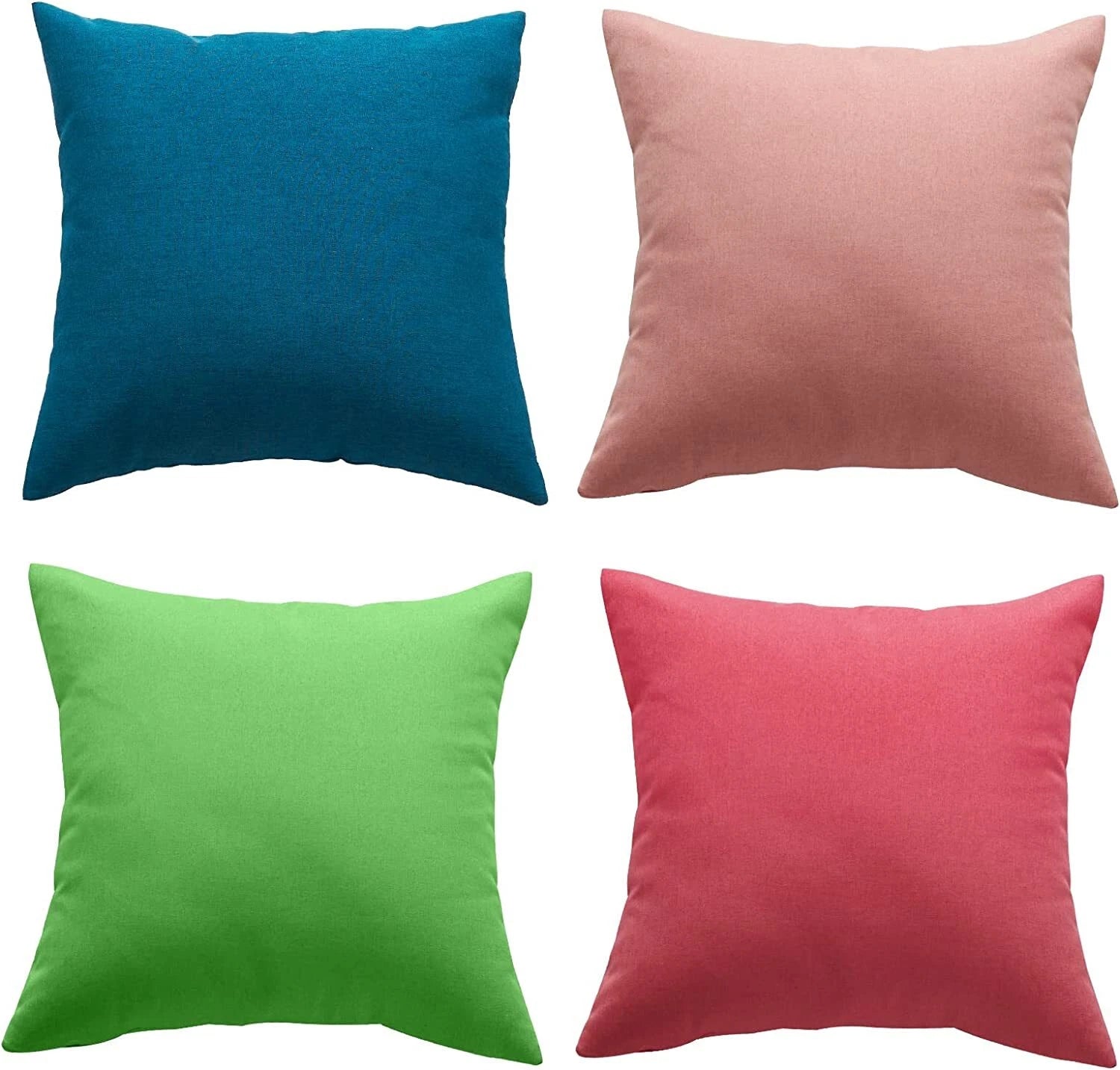 Outdoor Waterproof Cushion Cover Square Pillow Cases for Patio Tent Couch Sofa