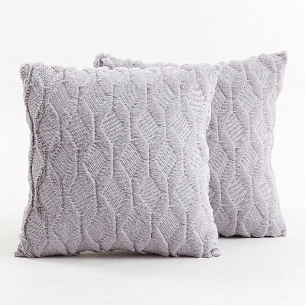 Decorative Throw Pillow Covers Set of 2 for Couch Sofa Living Room 18"x18"