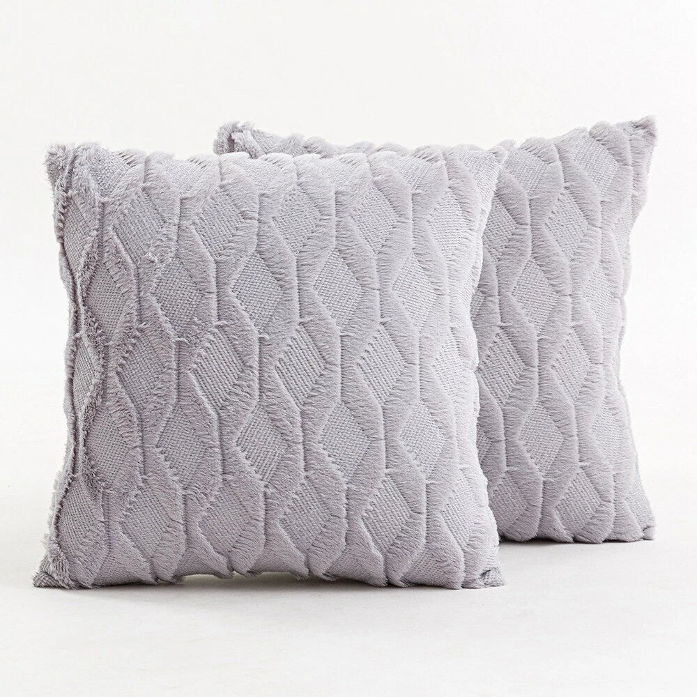 Decorative Throw Pillow Covers Set of 2 for Couch Sofa Living Room 18"x18"