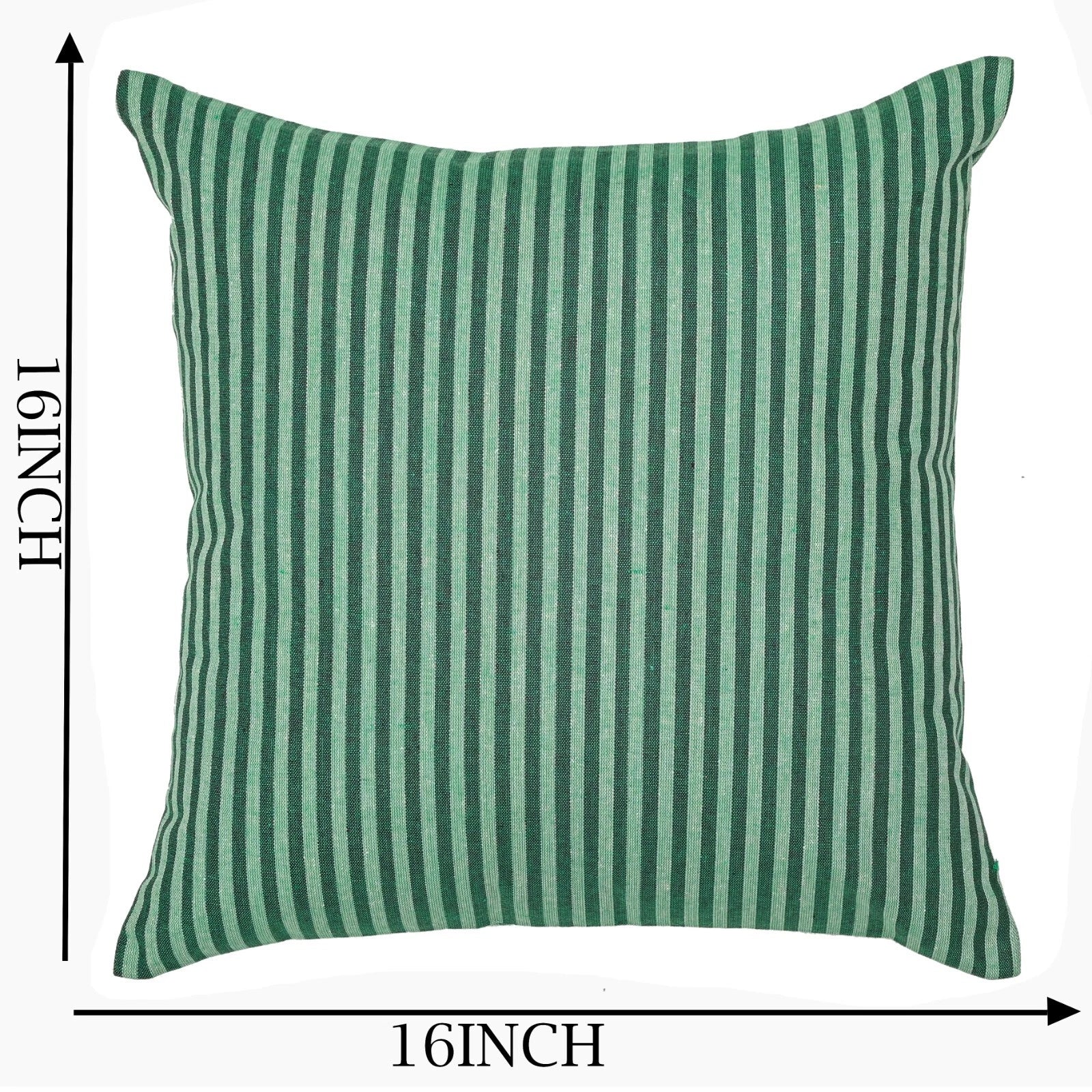 Cotton Cushion Covers Throw Pillow Cover Case Striped Home Sofa Decor-Set of 2