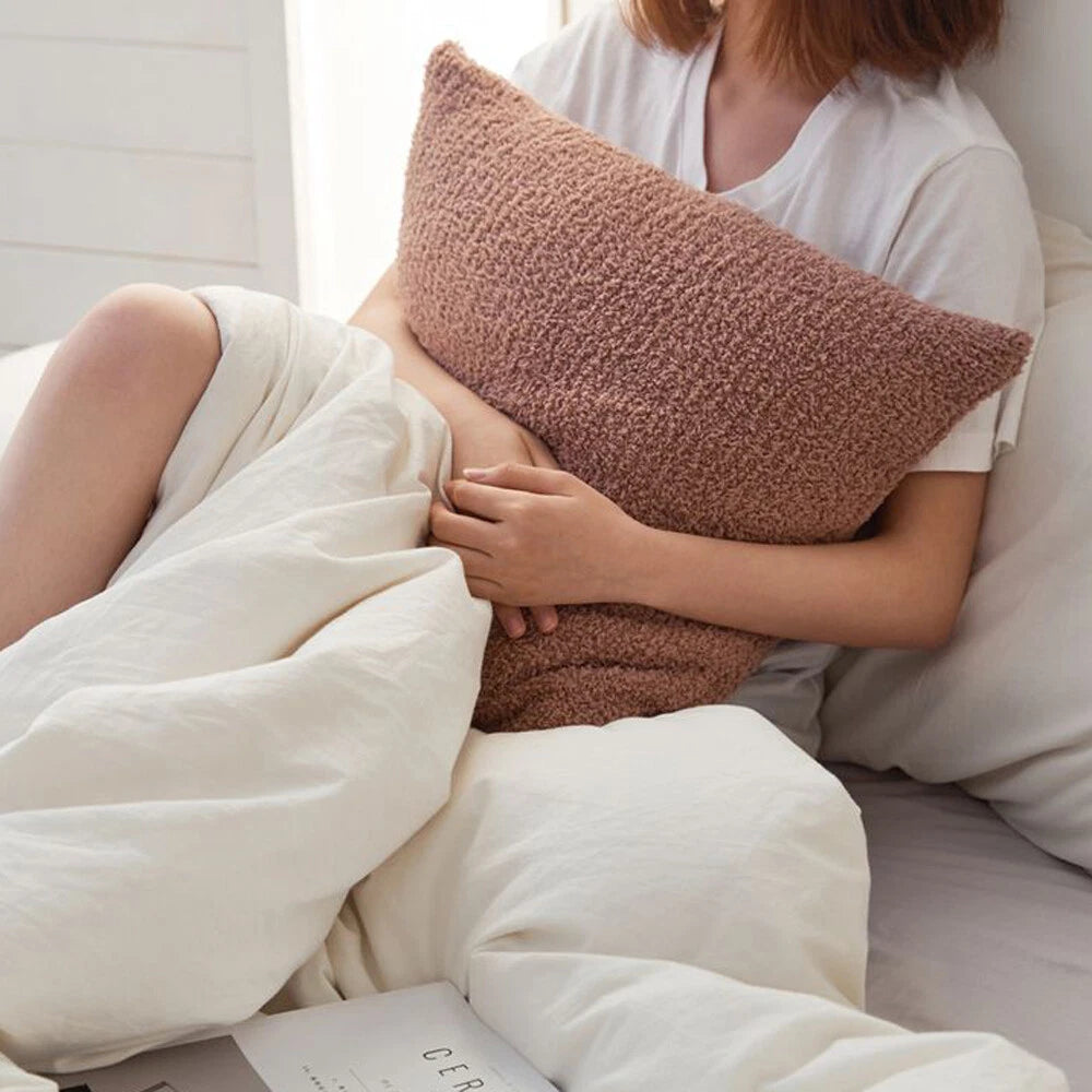 Square Knitted Cushion Cover Pillowcase Sofa Bed Pillows Covers Home Decor