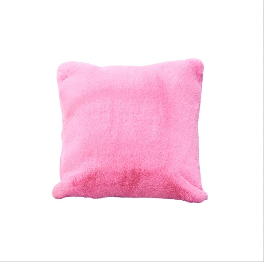 Fluffy Faux Fur Shaggy Soft Sofa Bed Home Car Decor Pillow Case Cushion Cover