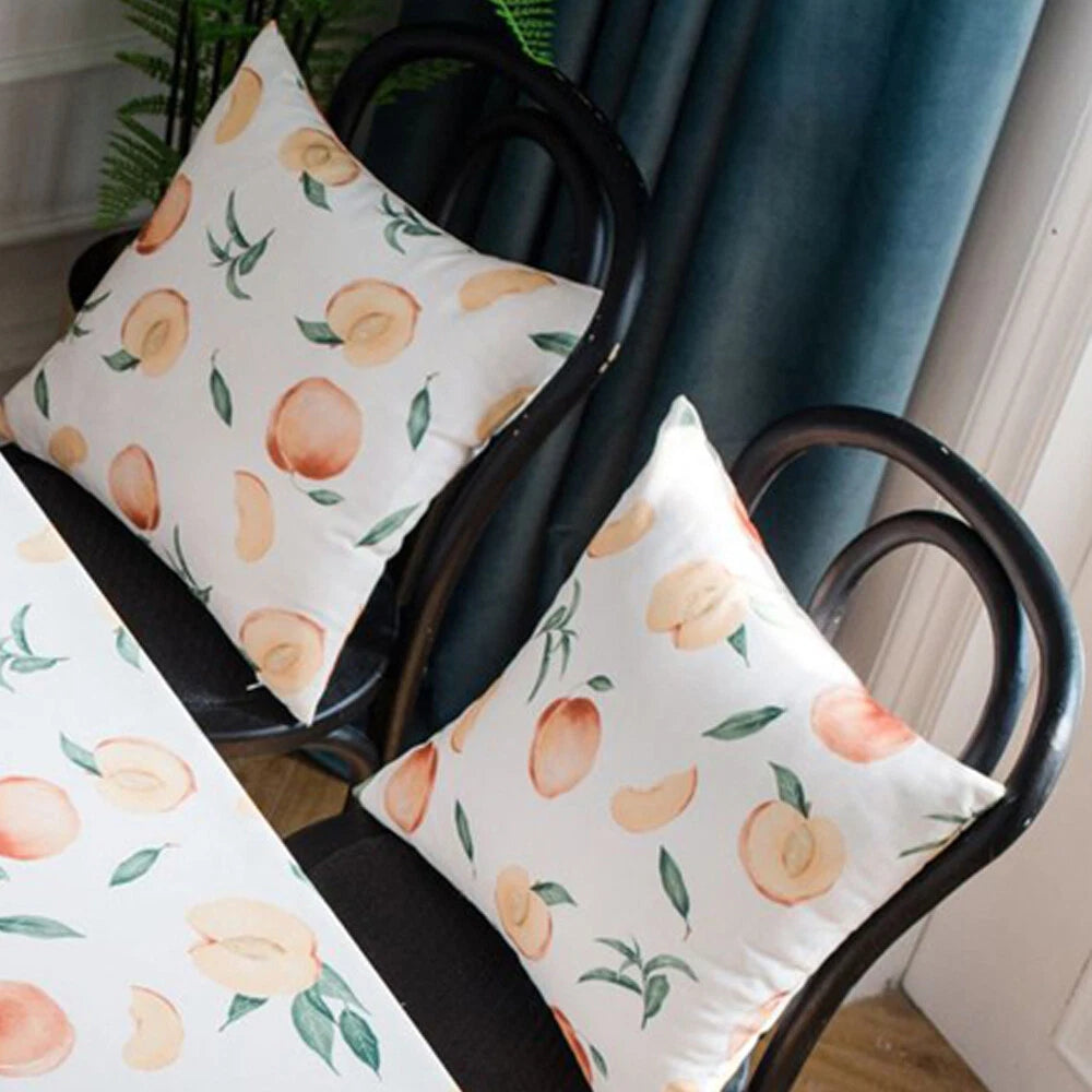 Home Print Cushion Covers Square Pillowcase Sofa Throw Waist Bed Decor Christmas