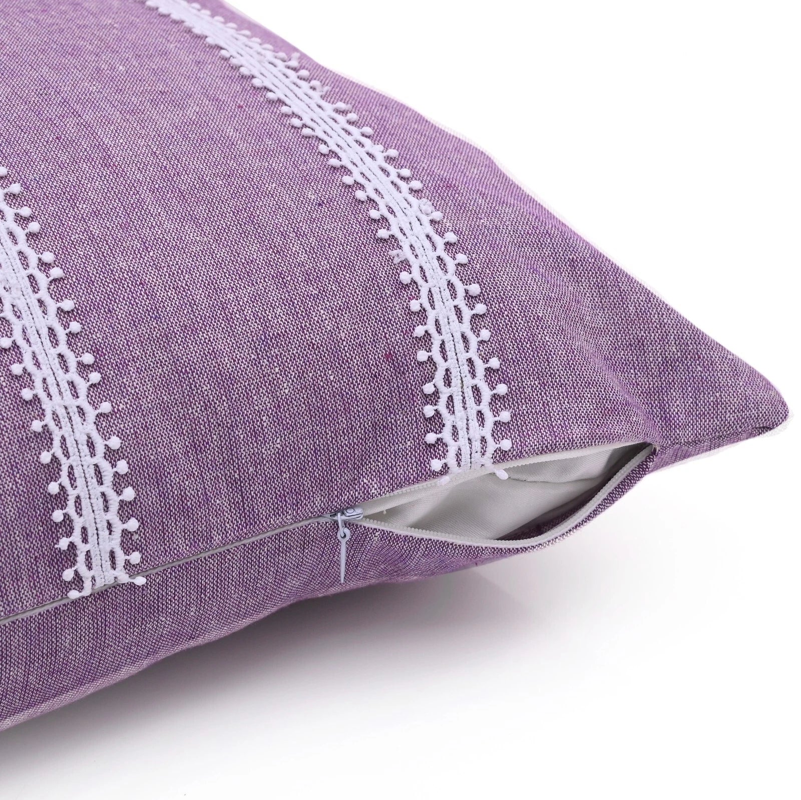 Cotton Pillow Cover Cushion Case Home Sofa Couch Bed Decor Square Covers Set 5