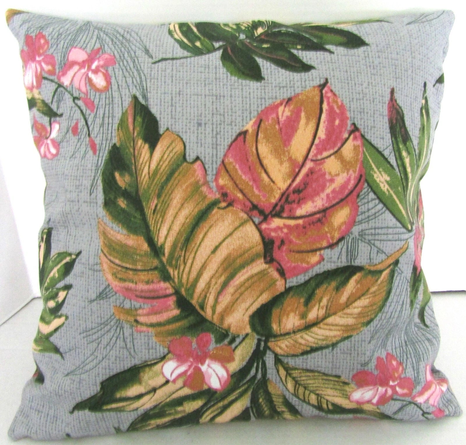 Indoor / Outdoor  Pillow Case Sofa Throw Cushion Cover set of two Home   Leaves