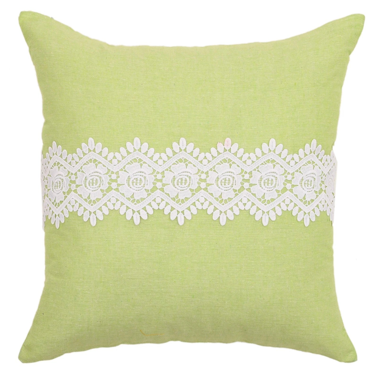 Home Decor Cushion Cover Sofa Decorative Throw Pillowcase Covers Solid with Lace