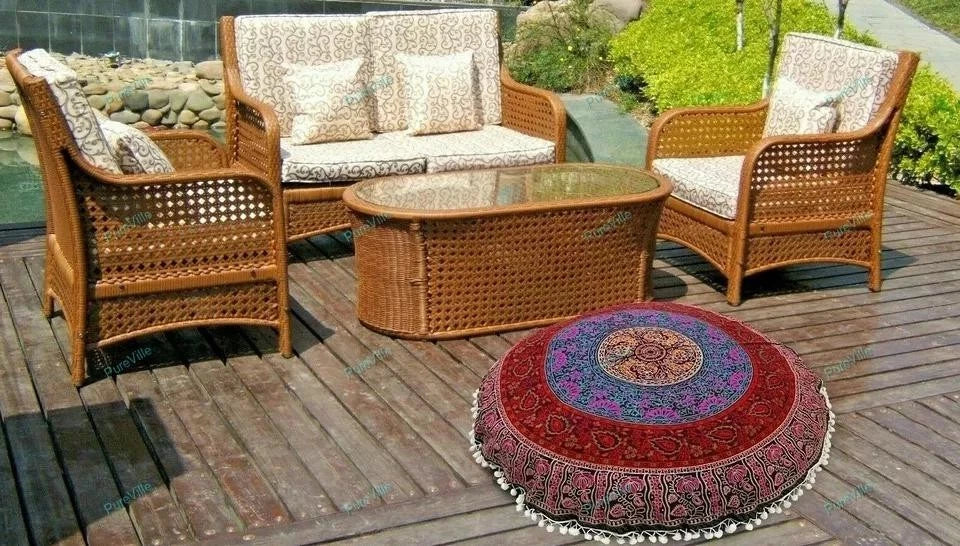 Ethnic Cushion Cover Indien Handmade Mandala Hippie Sofa Car Pillow Case