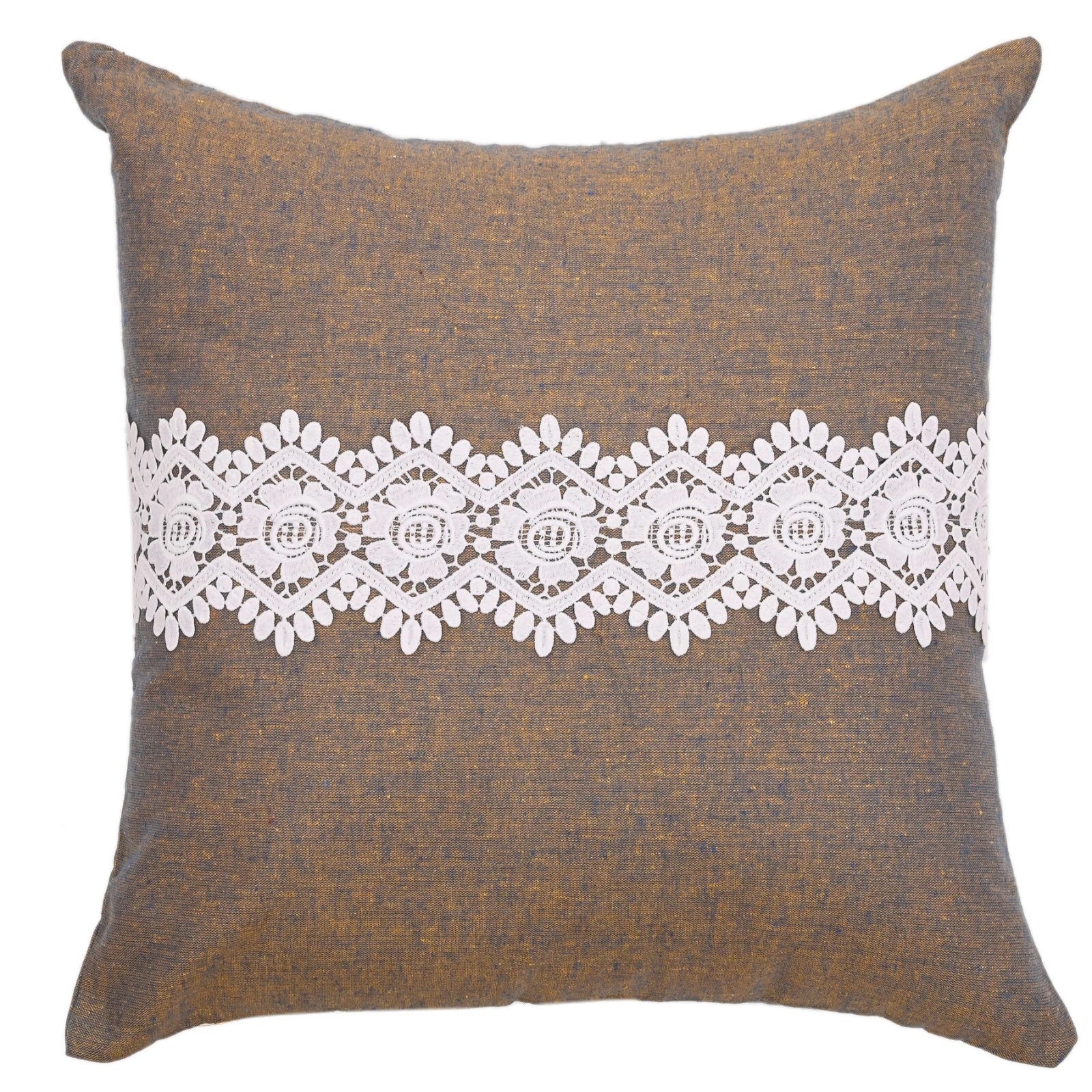 Home Decor Cushion Cover Sofa Decorative Throw Pillowcase Covers Solid with Lace