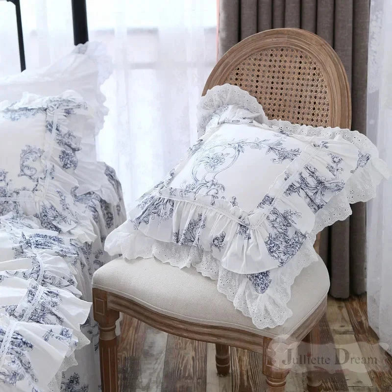 Lace Decorative Pillowcase Bed Pillow Case Princess Cushion Cover Sofa Cushions