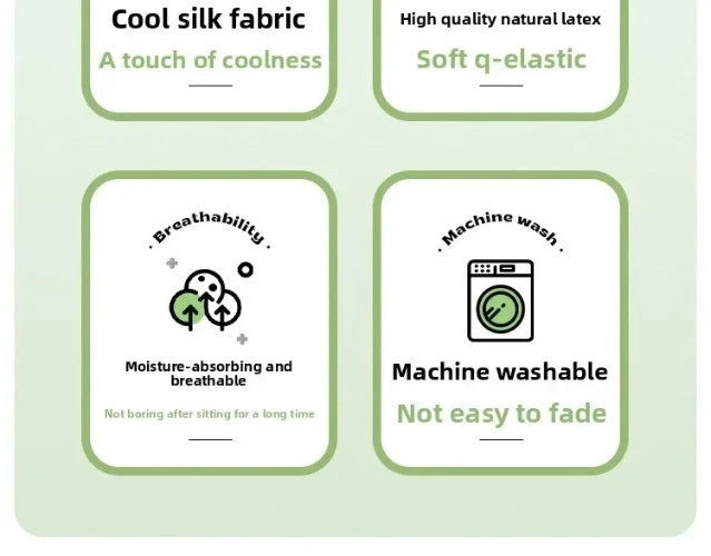 Solid Color Ice Silk Sofa Cushion Covers Universal Seat Pad Non-slip L Shaped