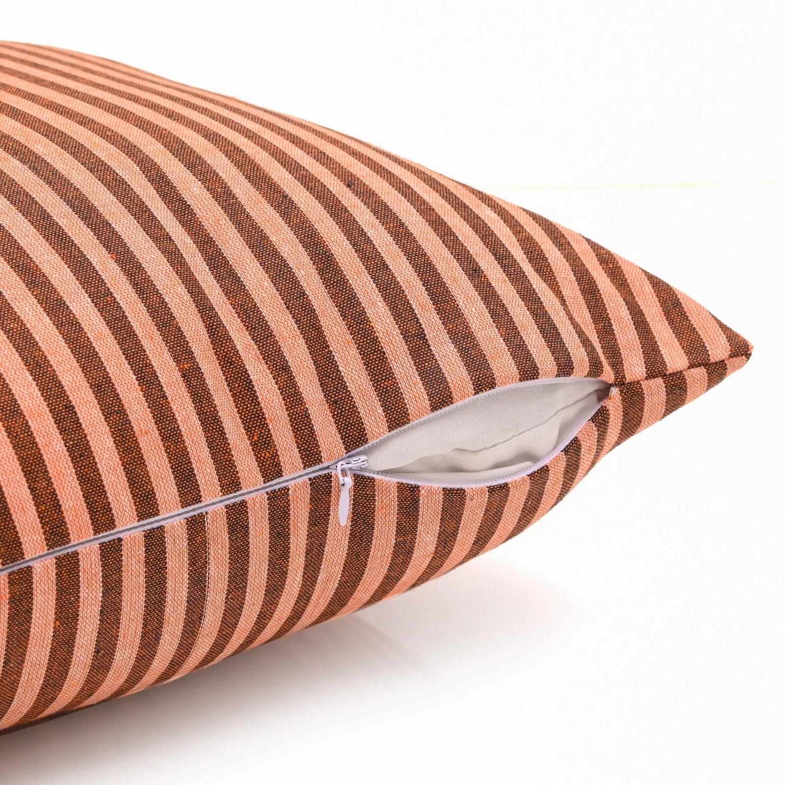 Cotton Cushion Covers Throw Pillow Cover Case Striped Home Sofa Decor-Set of 2