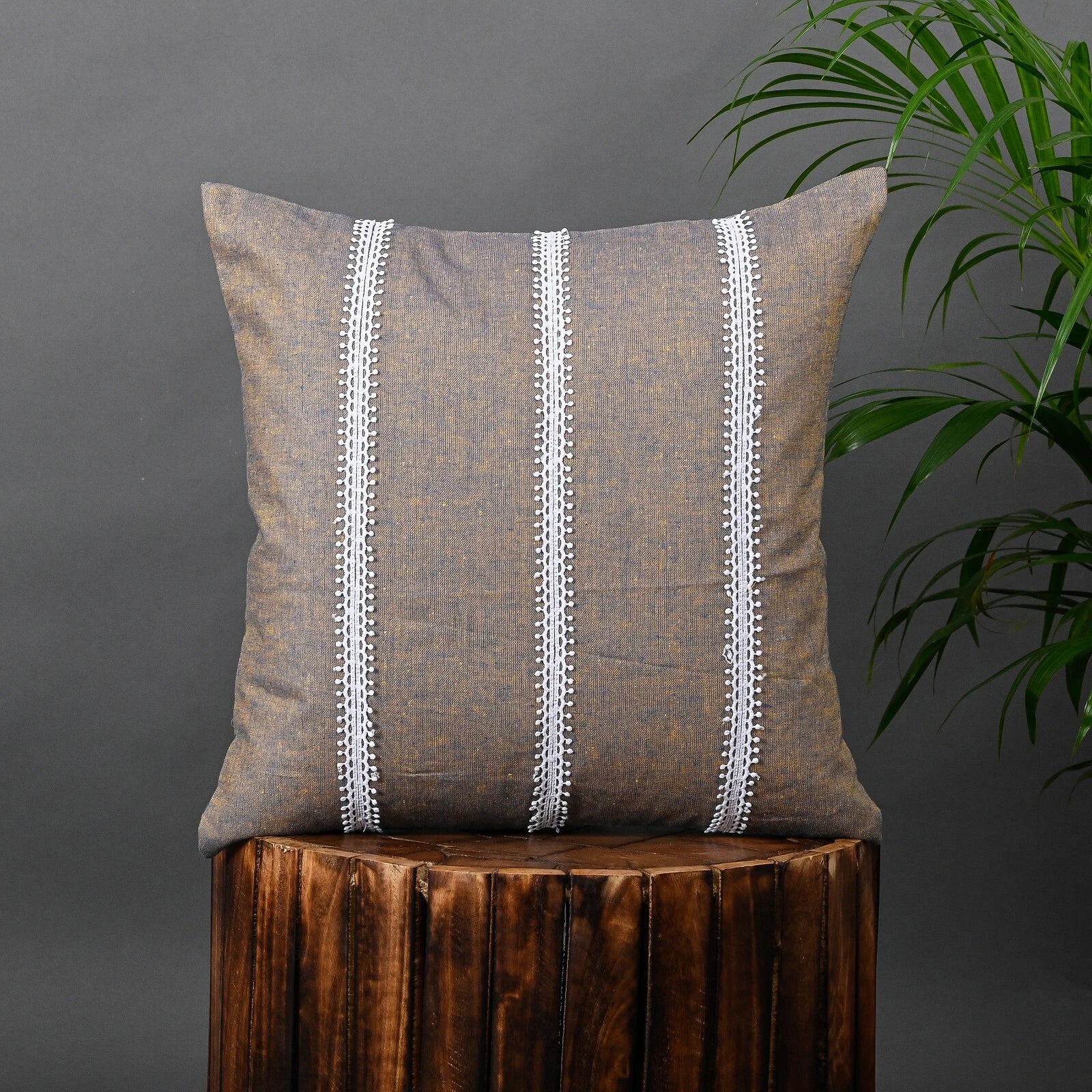 Cushion Case Cotton Pillow Cover Home Sofa Couch Bed Decor Square Covers Set 5