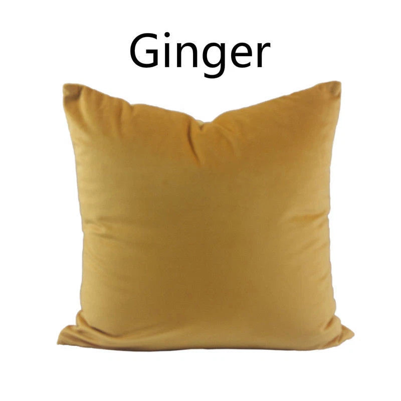 Velvet Pillow Case Waist Throw Cushion Cover Home Office Sofa Chair Bed Decor