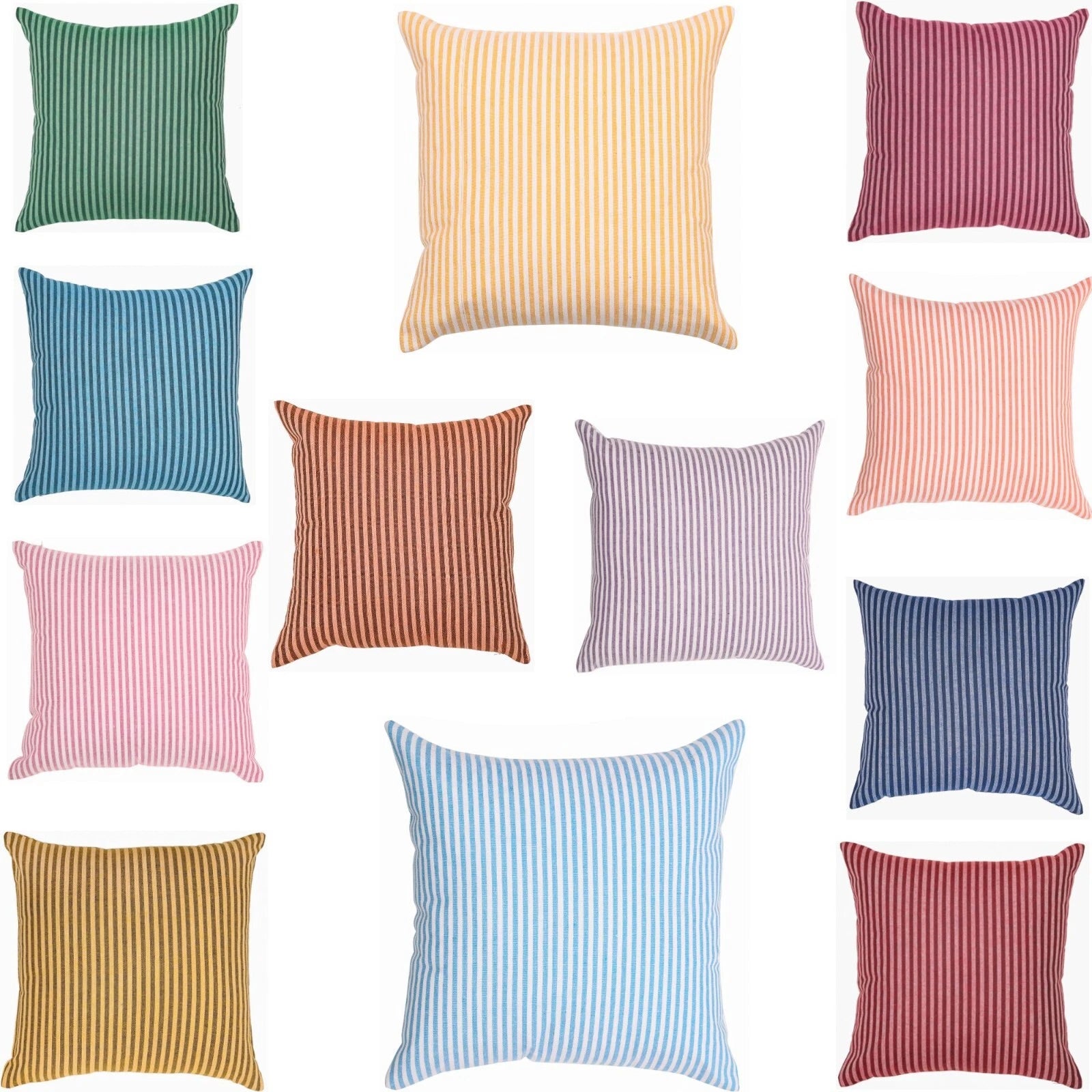 Cushion Covers Cotton Striped Throw Pillow Cover Case Home Decor Sofa Pillowcase