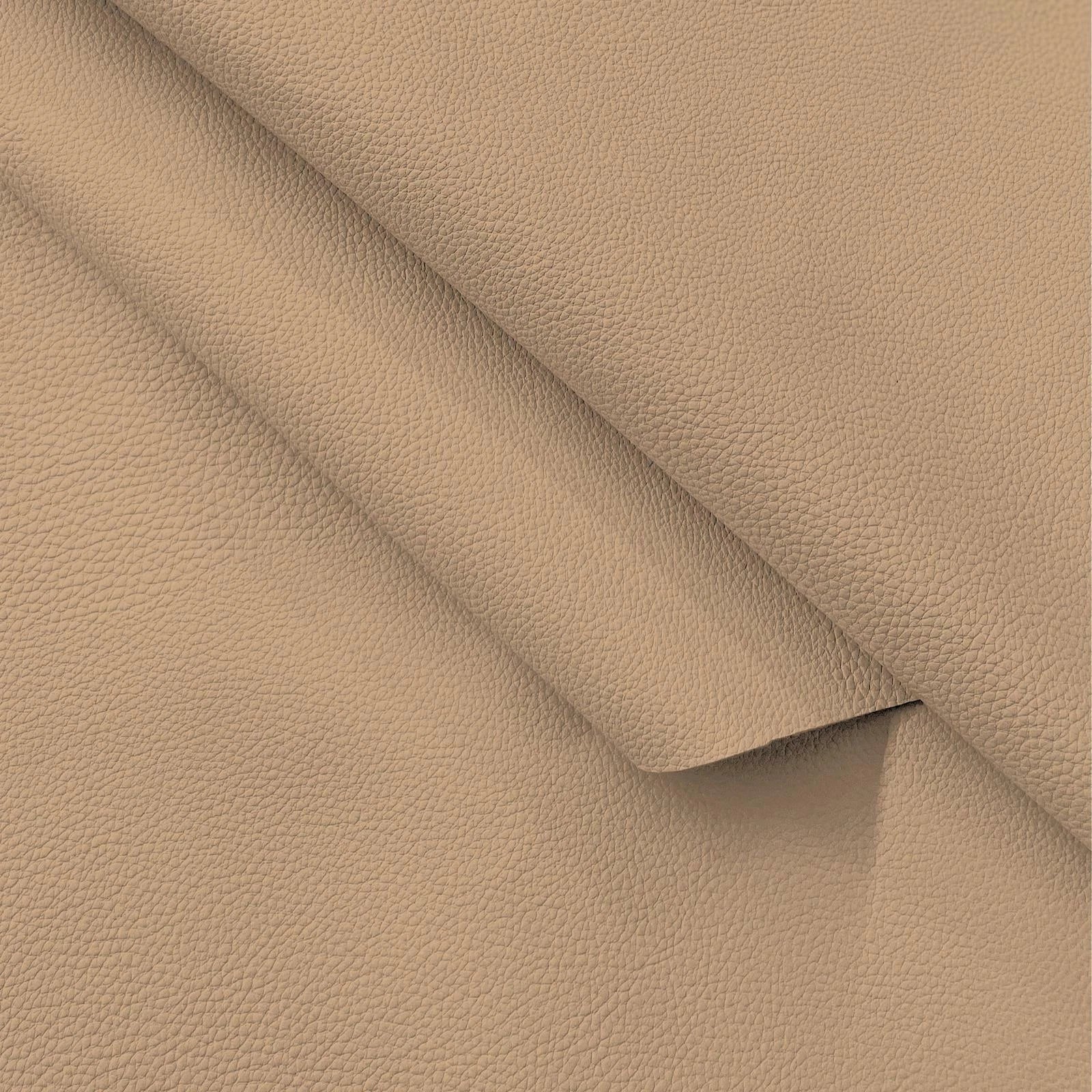 Pb031Cushion Cover*Nude Tan*Faux Leather synthetic Litchi Skin Box Sofa Seat