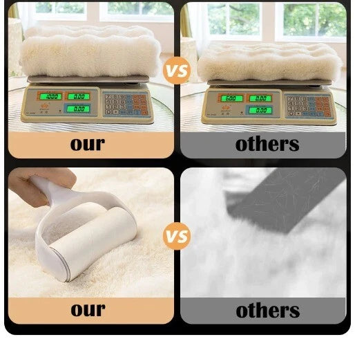 Rabbit Velvet Sofa Cover Three-Dimensional Warm Living Room Sofa Back Cushion