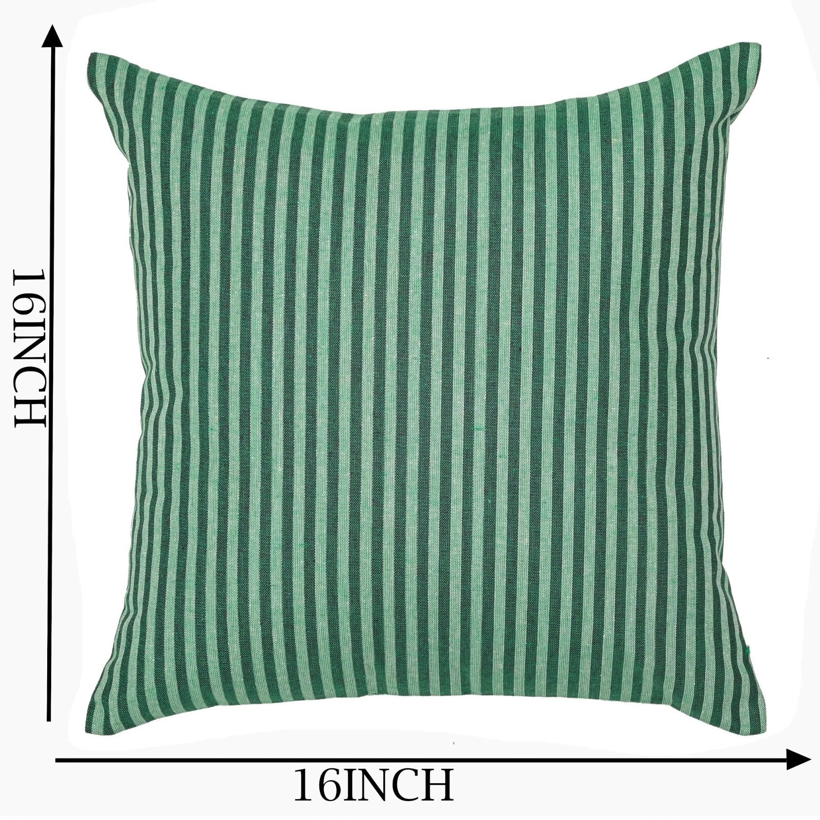 Pillow Cover Throw Cushion Case Covers Cotton Striped Home Sofa Decor Square-S2