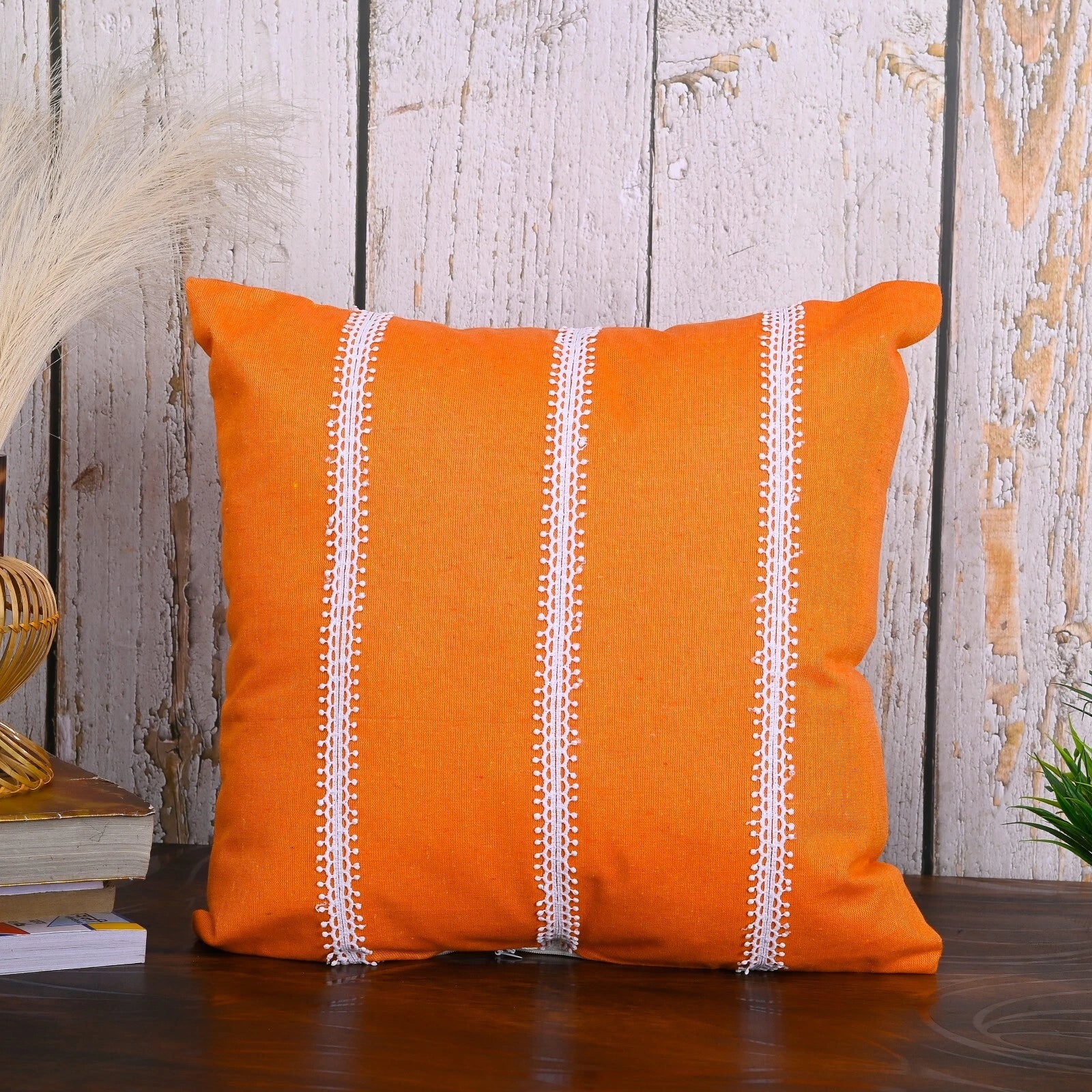 Cotton Pillow Cover Cushion Case Home Sofa Couch Bed Decor Square Covers Set 5