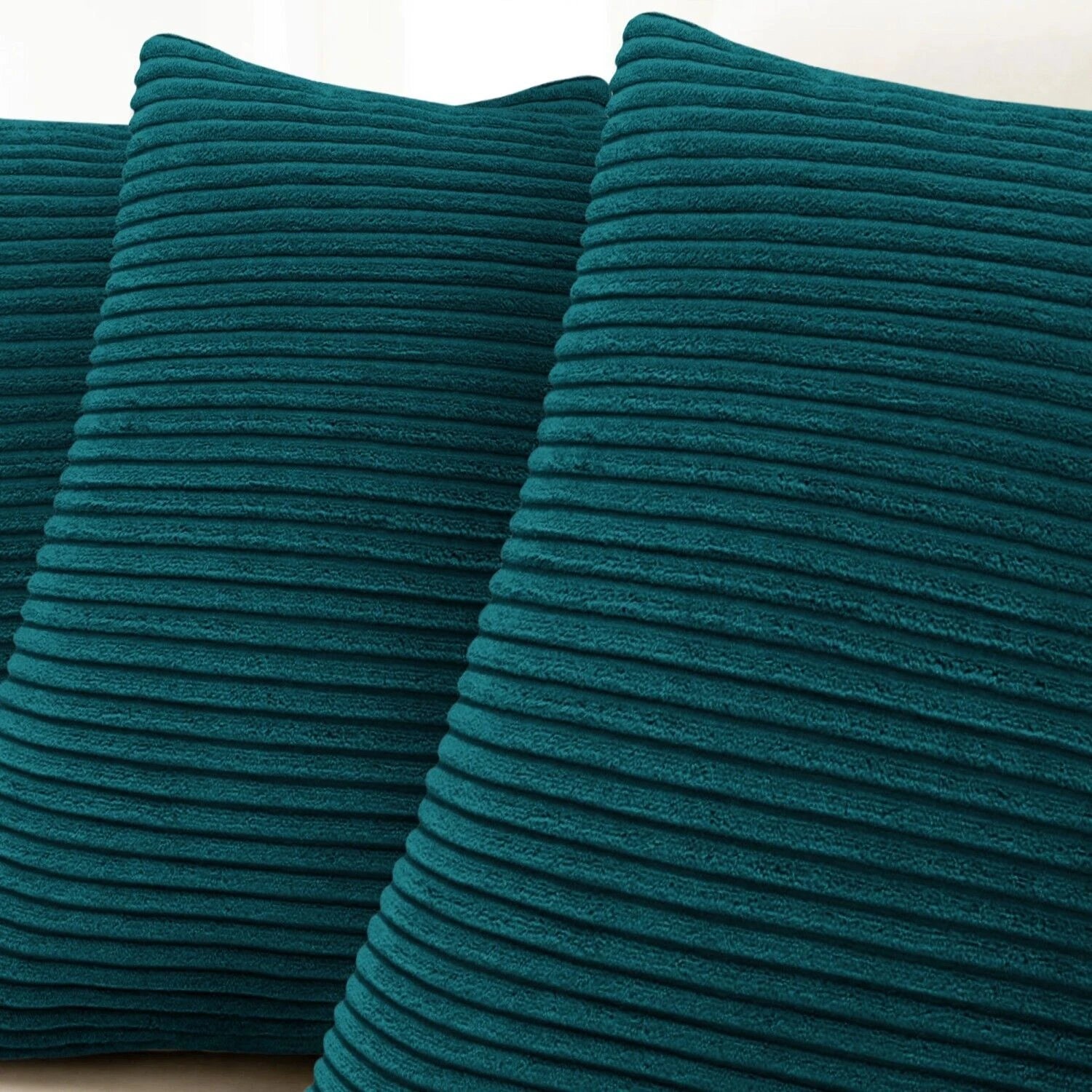 Pack of 1,2,4,6 Velvet Filled Cushion Covers 18x18 Sofa Decor Throw Pillow Cases