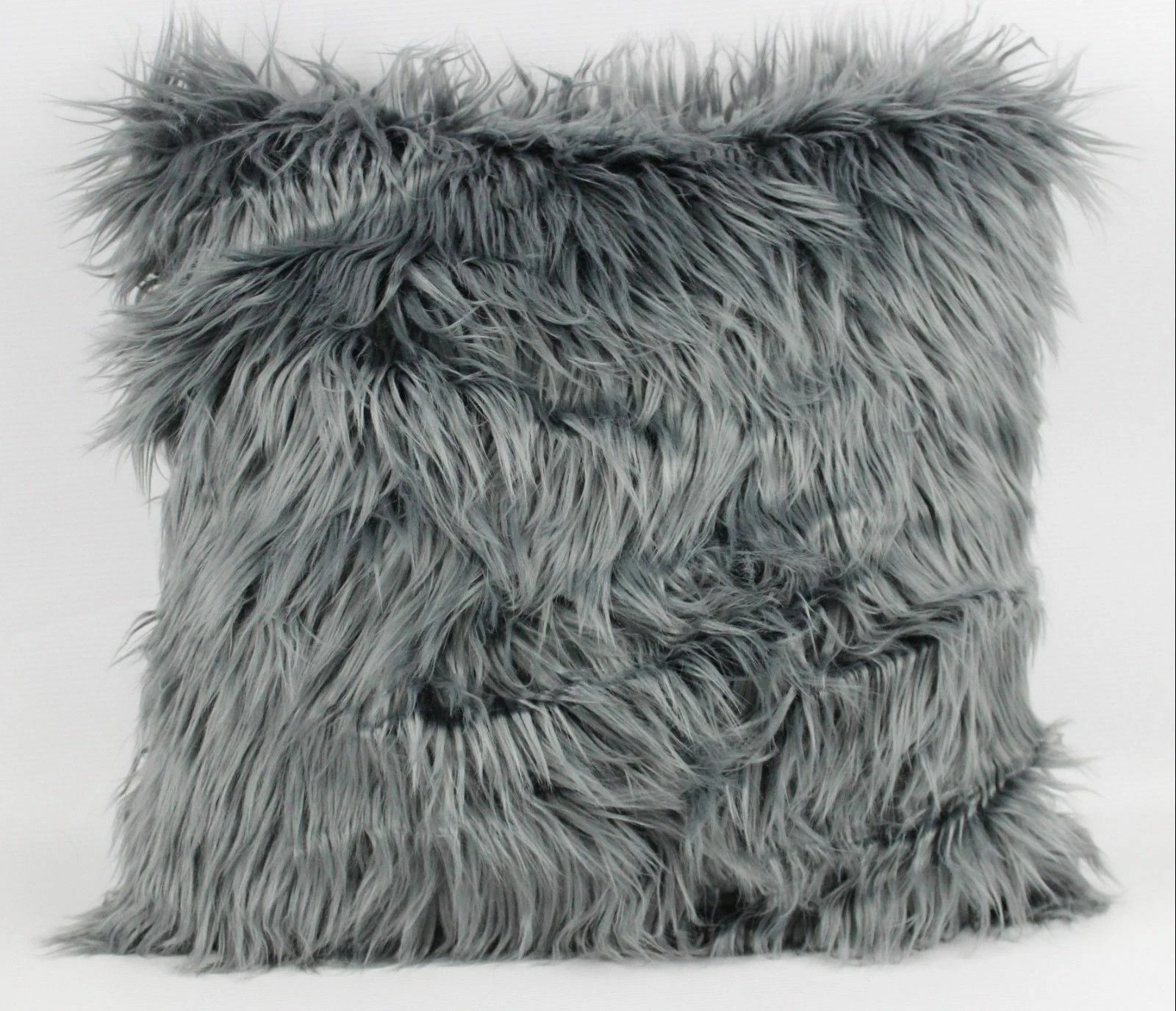 FLUFFY FAUX FUR SHAGGY SOFT SOFA CHAIR BED HOME DECOR PILLOW CASE CUSHION COVER
