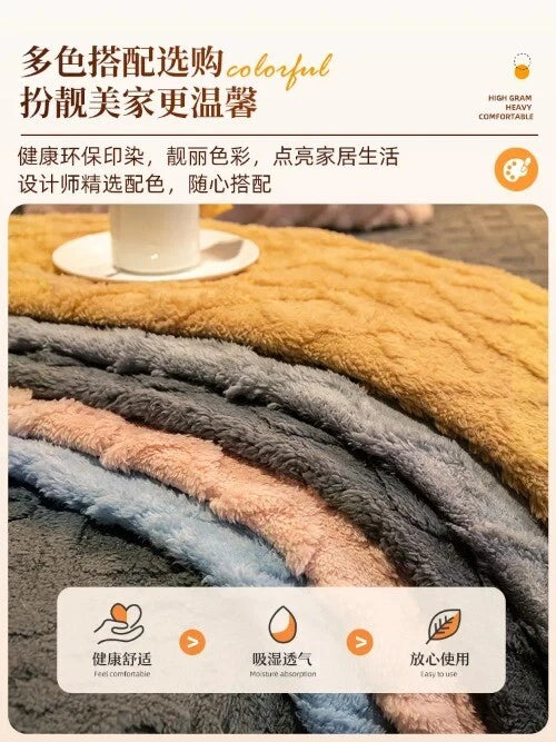 Living Room Sofa Cover Plush Couch Cover Nordic Sofa Cushion Sofa Towel L-shaped