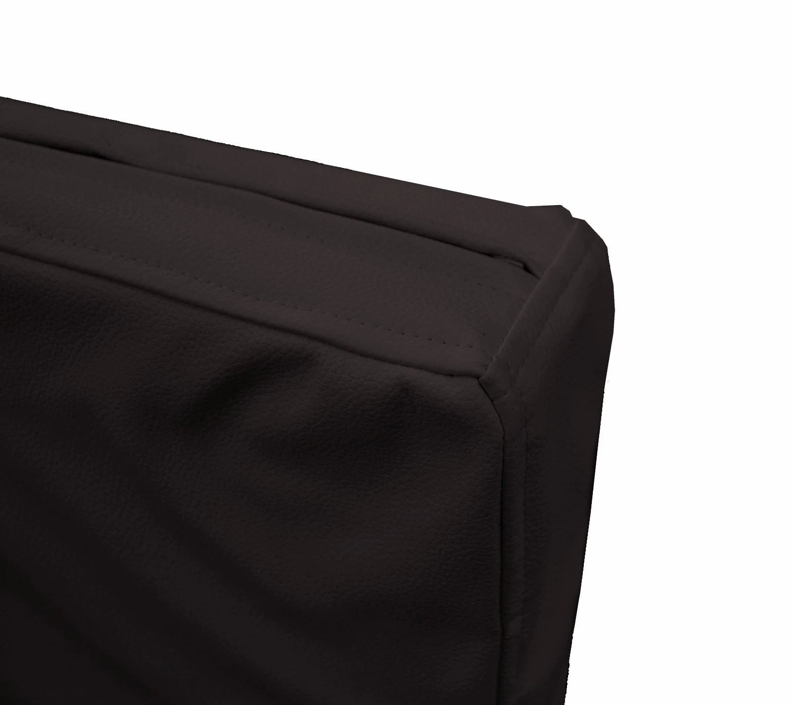 Tailor Made*Cover Only*Faux Leather Skin Box Square Sofa Seat Bench Cushion Pb4