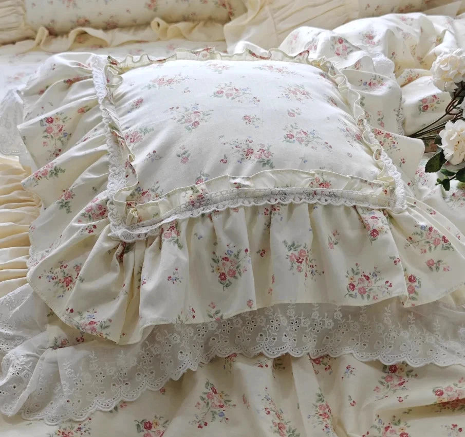 Lace Decorative Pillowcase Bed Pillow Case Princess Cushion Cover Sofa Cushions